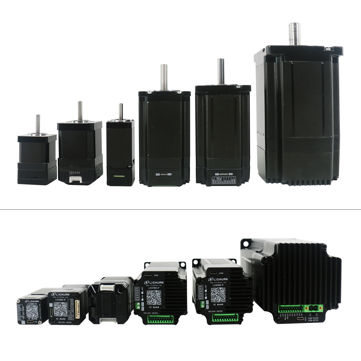 การเปิดตัวใหม่: Lichuan Backpack Type Open Loop ปิดการวนซ้ำมอเตอร์สเต็ปเปอร์แบบบูรณาการโดย Shenzhen Xinlichuan Electric Co. , Ltd.