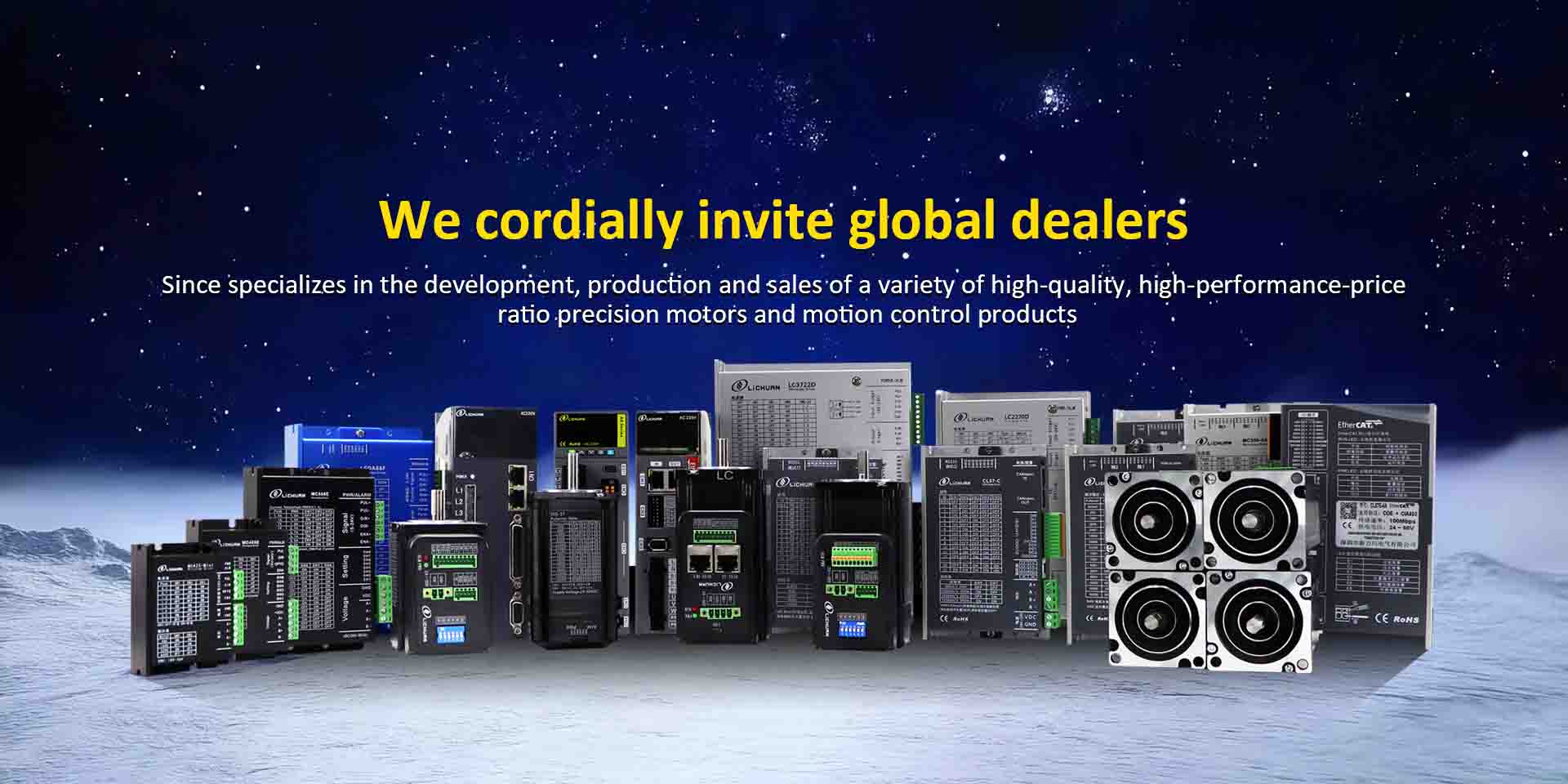 ผู้ผลิตในจีน ไดร์เวอร์ AC DC เซอร์โวสเต็ปเปอร์มอเตอร์