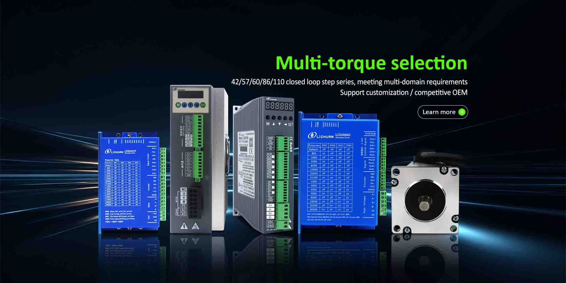 โรงงานไดร์เวอร์สเต็ปเปอร์มอเตอร์แบบวงปิดของจีน