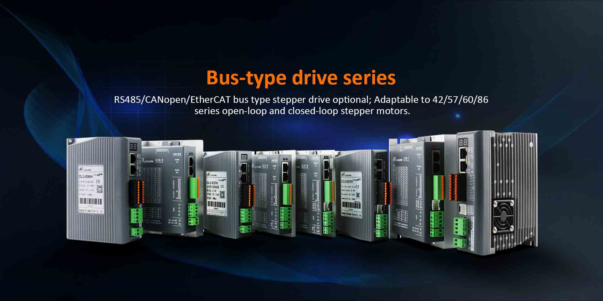 ประเทศจีน EtherCAT/RS485/CANopen Closed Loop Opened Loop Bus-type Stepper Motor Driver Kit Factory